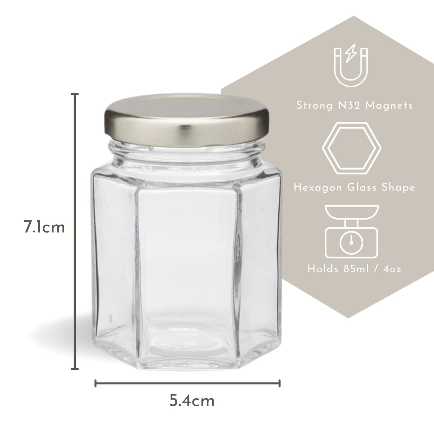 Magnetic Spice Jars - Set of 10